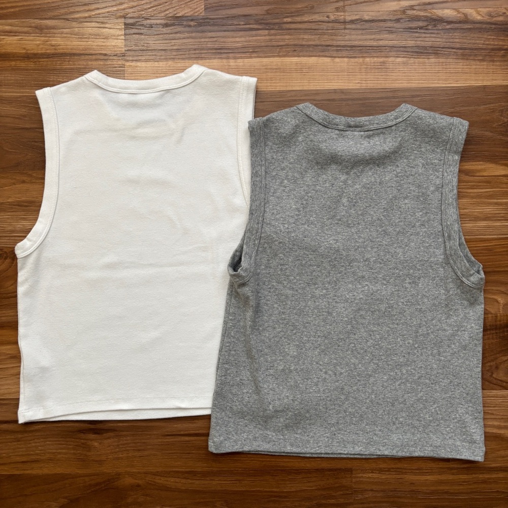 BUNDLE (4) Aritzia Sunday Best Wilfred Free Tops Tanks Set XS/S - Picture 14 of 16